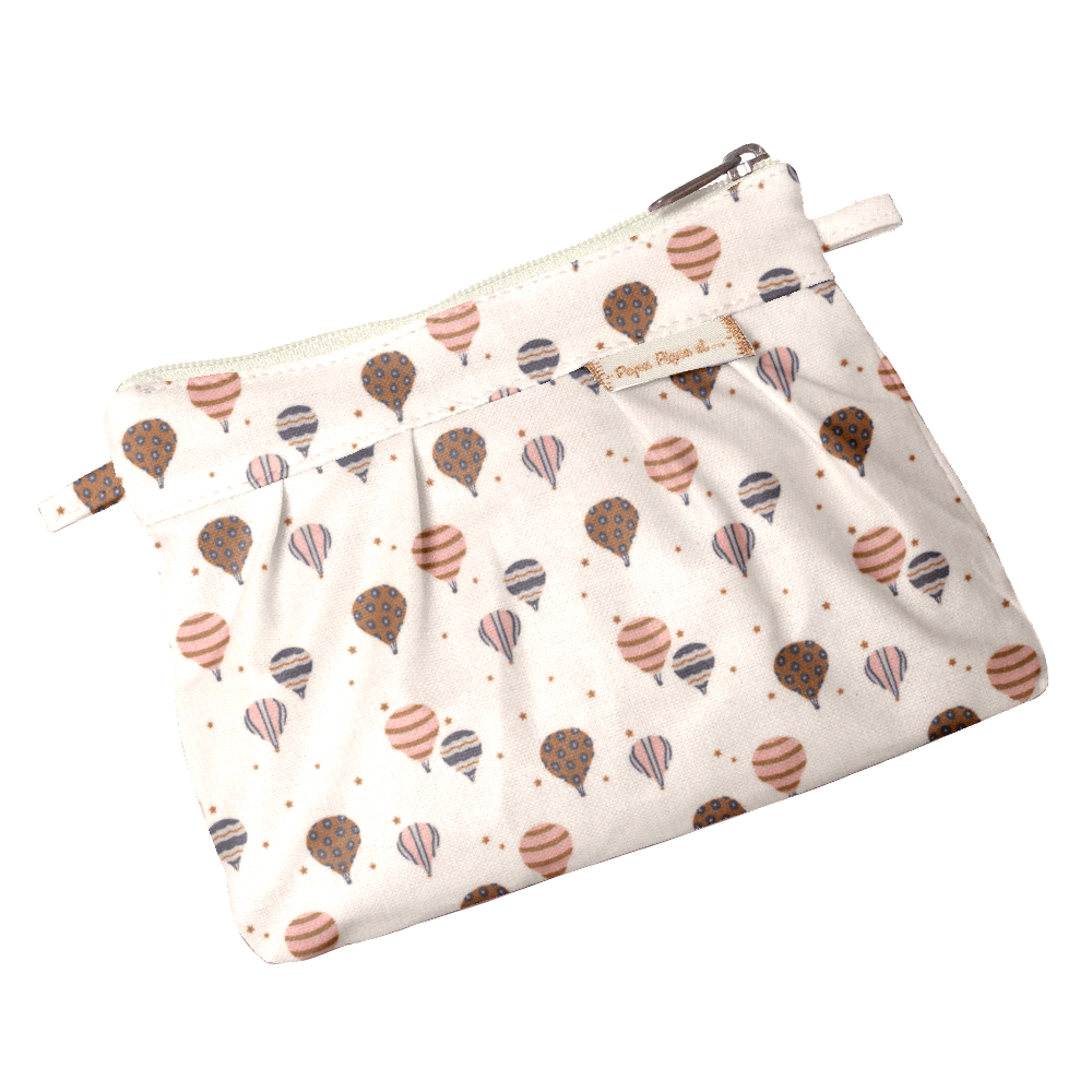 Mini Pochette Plissée Montgolfiere