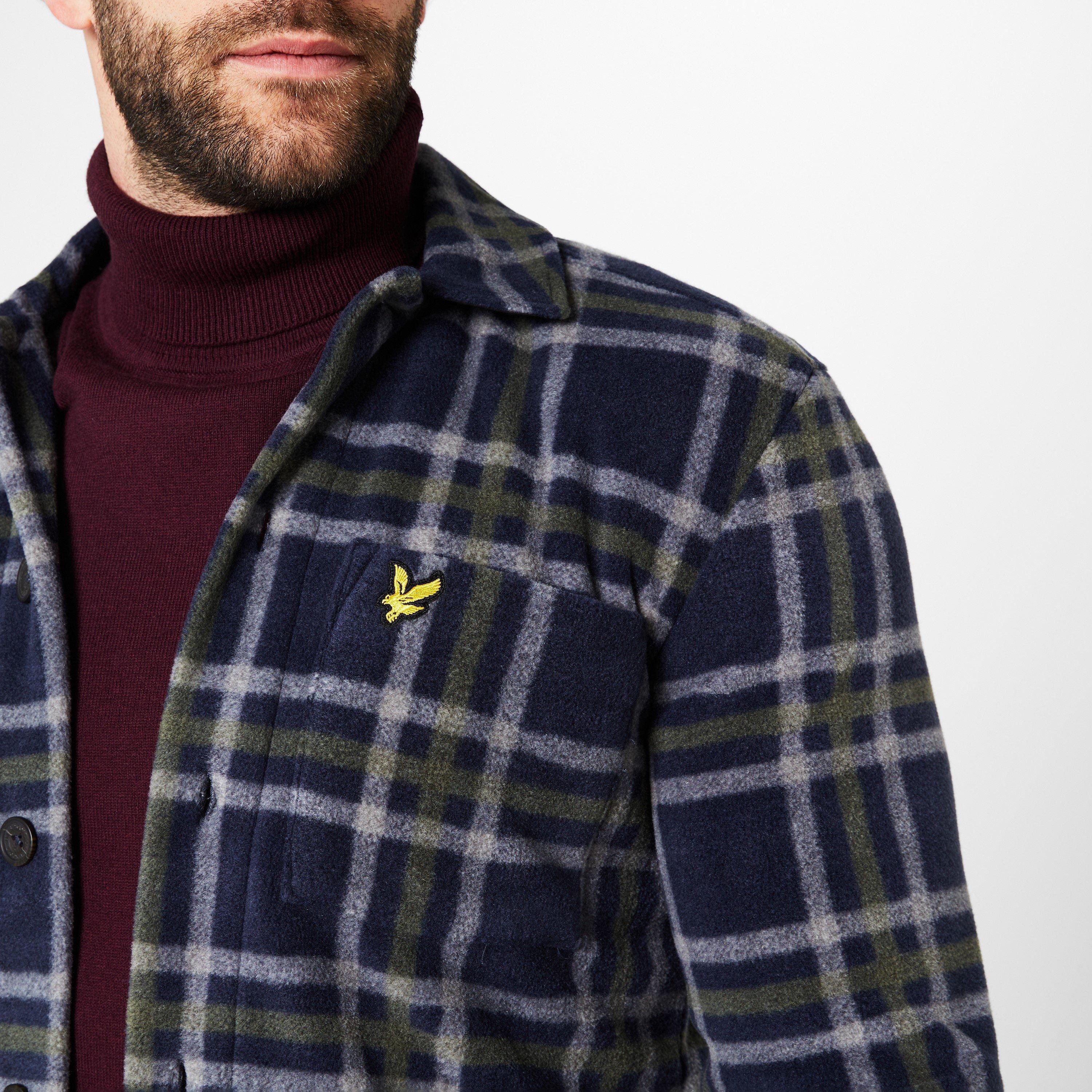 Lyle and Scott Lyle and Scott Fleece Overshirt Mens