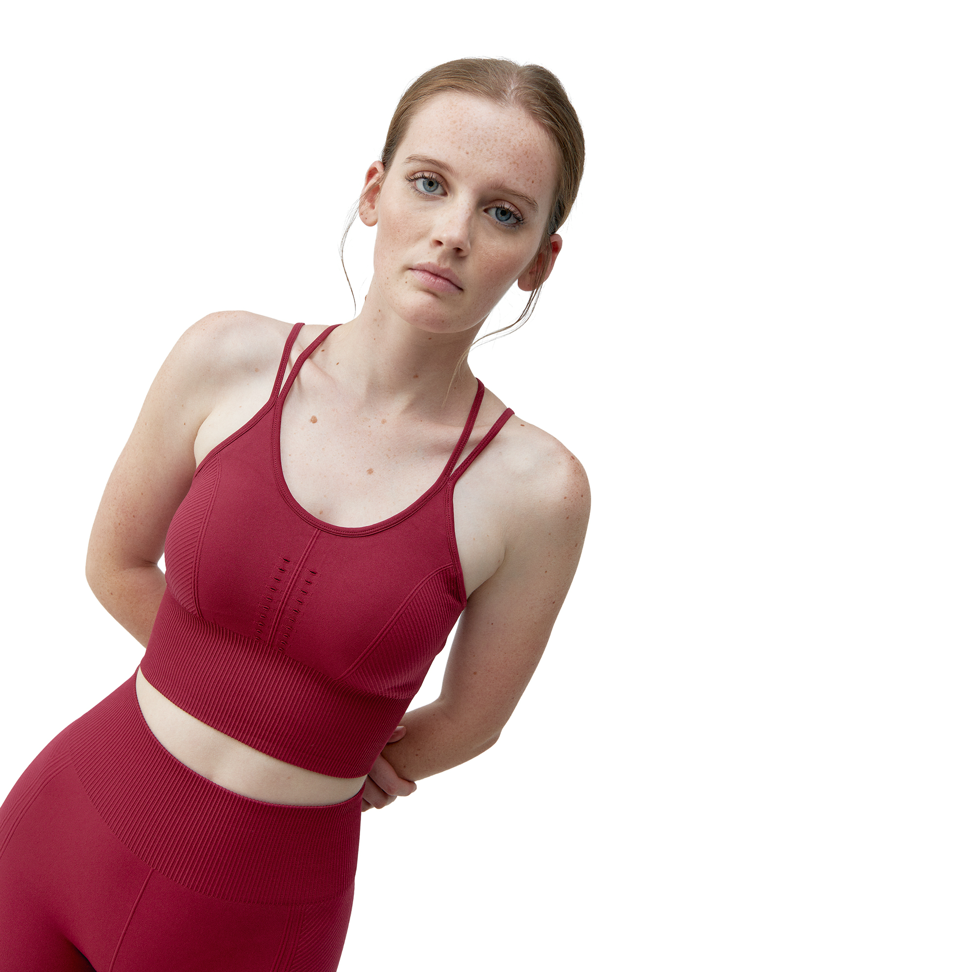 INDIA - Legging sans coutures india | Rouge