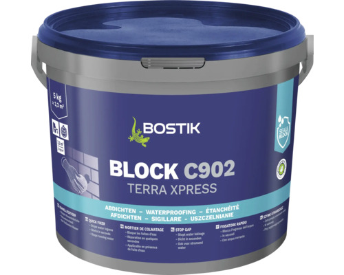 Bostik BLOCK C902 TERRA XPRESS Bouwwaterdichting 5 kg