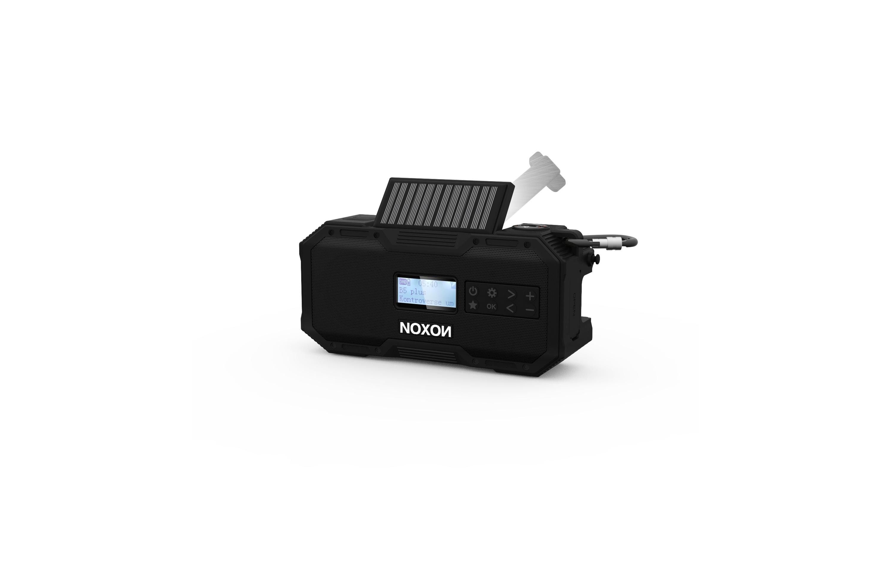 DAB+ Radio Dynamo Solar 411 SchwarzDAB+ Notfunk mit Bluetooth