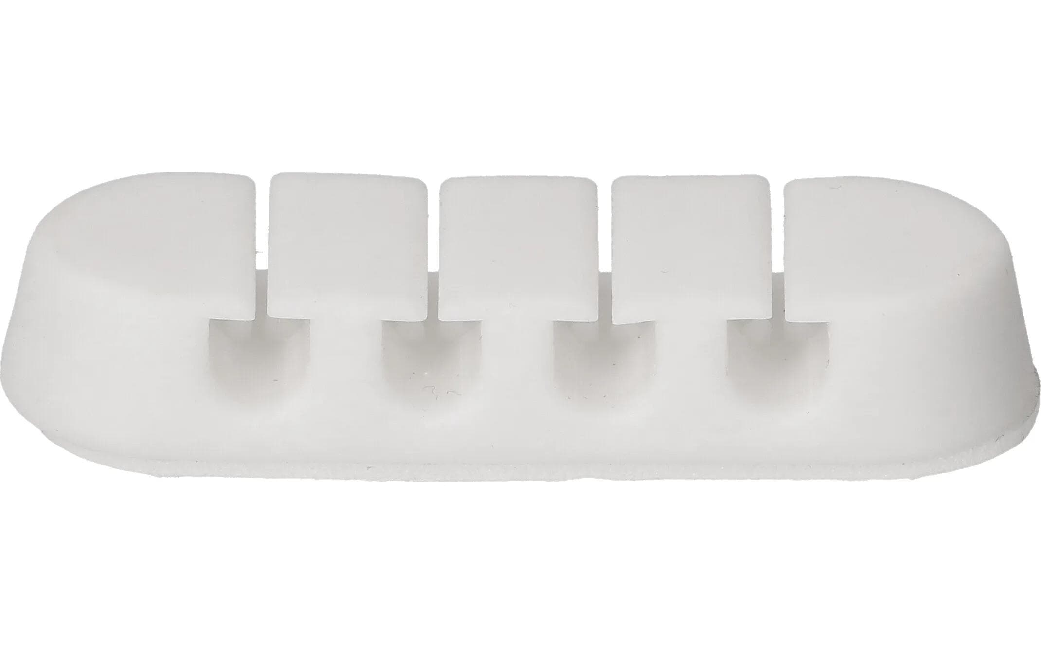 Multi Stop Set 3x WeissKabelhalter