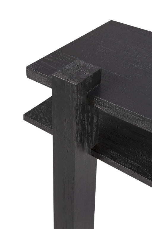 Ethnicraft Abstract sidetable teak zwart