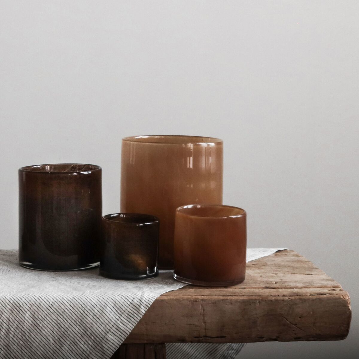 Lyric telysglass, brown, extra small