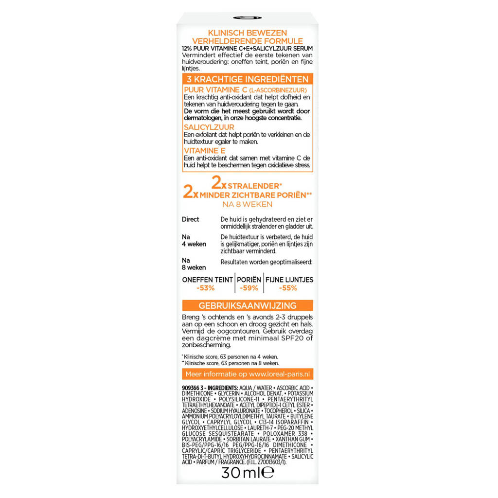 super fijne serumClinical Pure Vitamine C 12% serum - 30 ml