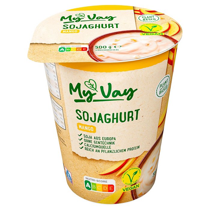 MY VAY Sojaghurt 0,5 kg, Mango