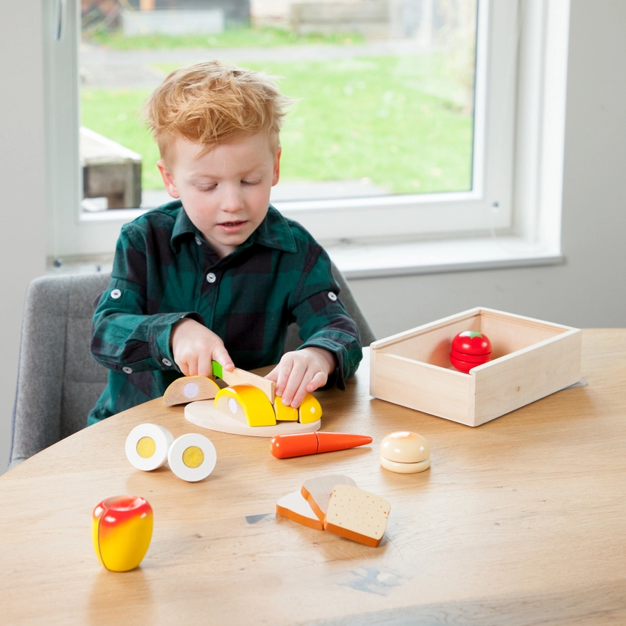 New Classic Toys Essen schneiden bunt