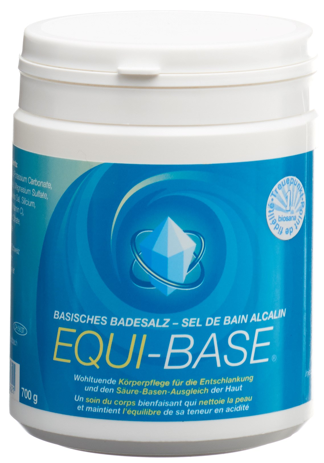 EQUI-BASE Badesalz basisch 700 g
