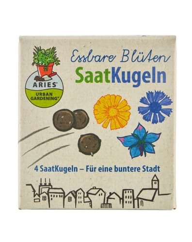 Bio-SaatKugeln Essbare Blüten kbA