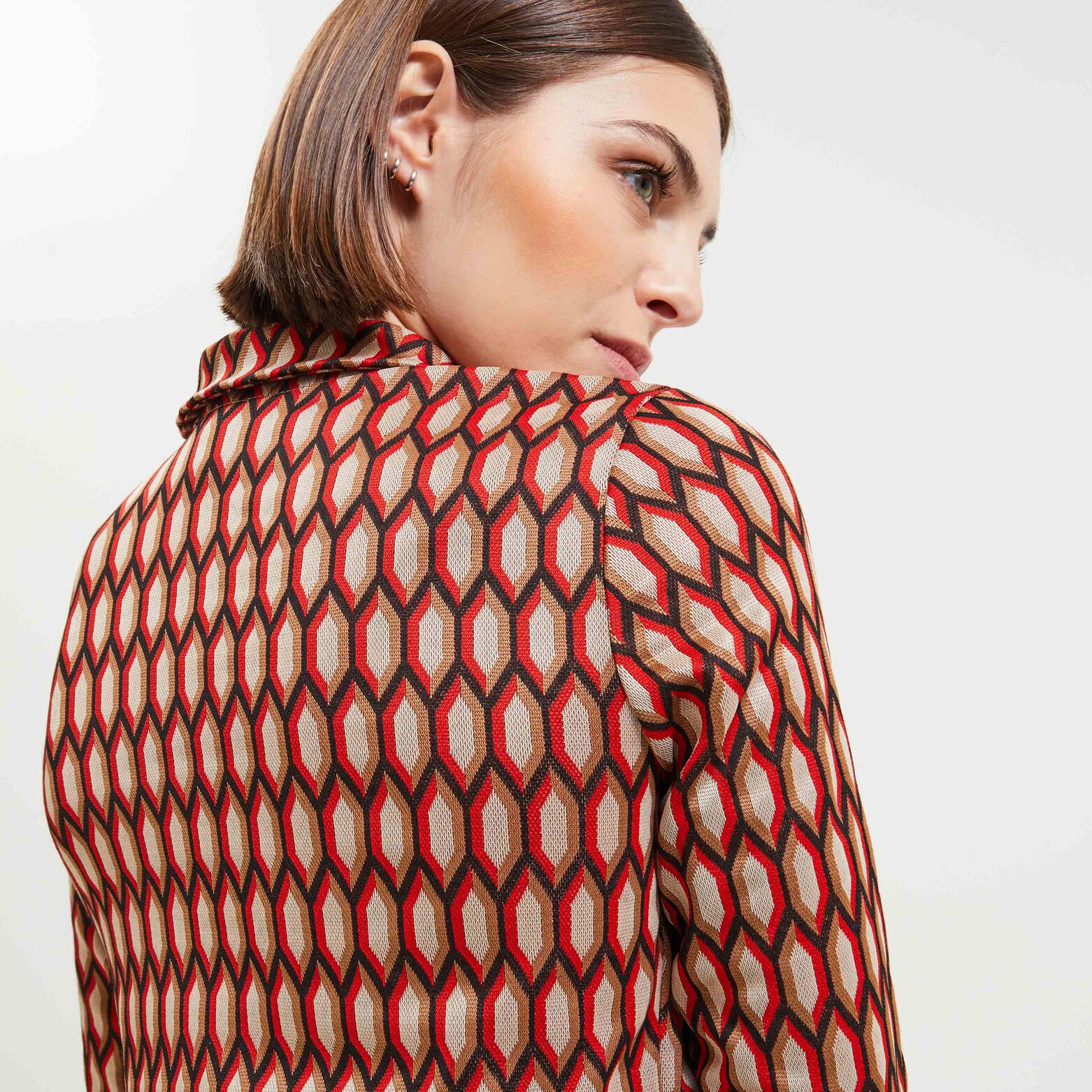 Robe en jacquard femme