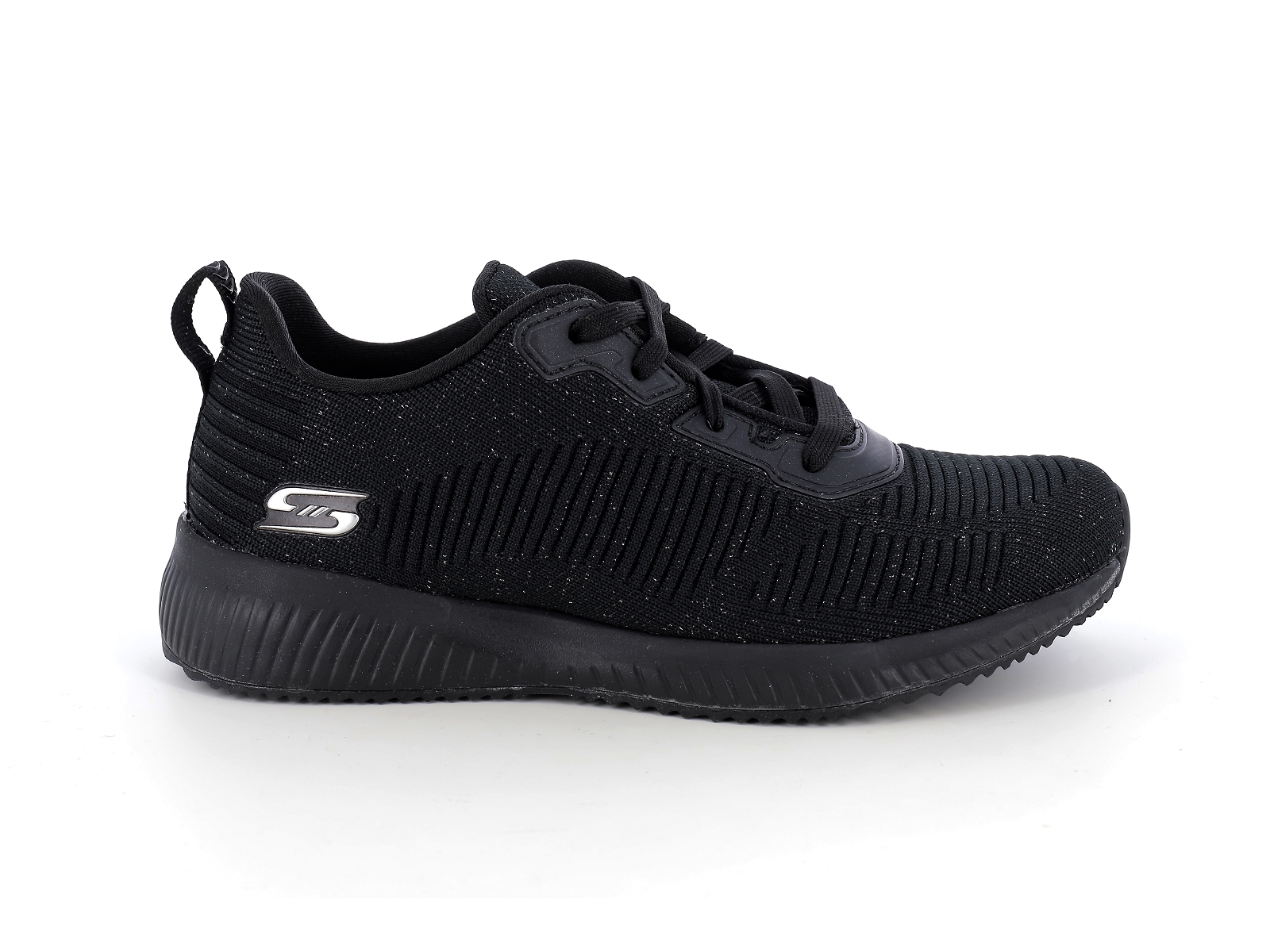Skechers-BOBS SQUAD TOTAL GLAM Matières combinées Noir paillette