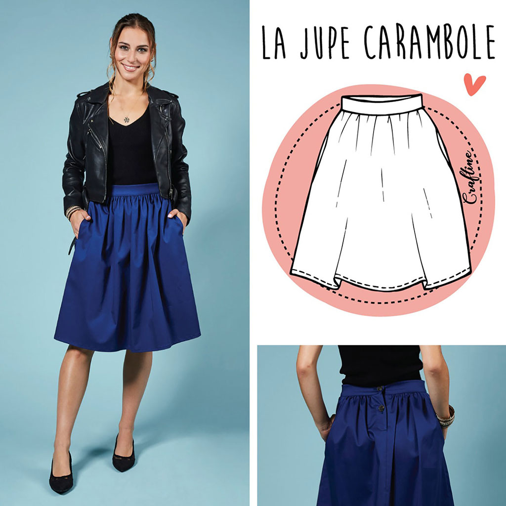 Patron jupe CARAMBOLE - CRAFTINE