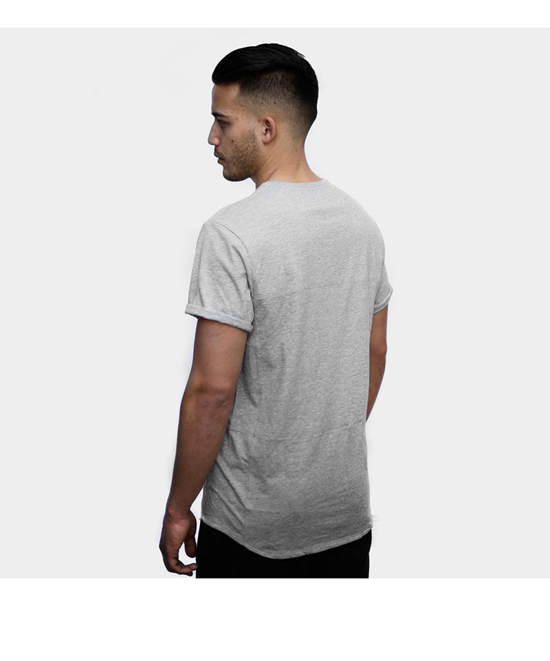 FREAM F.C. Basicline T-Shirt Crew 1 Grau