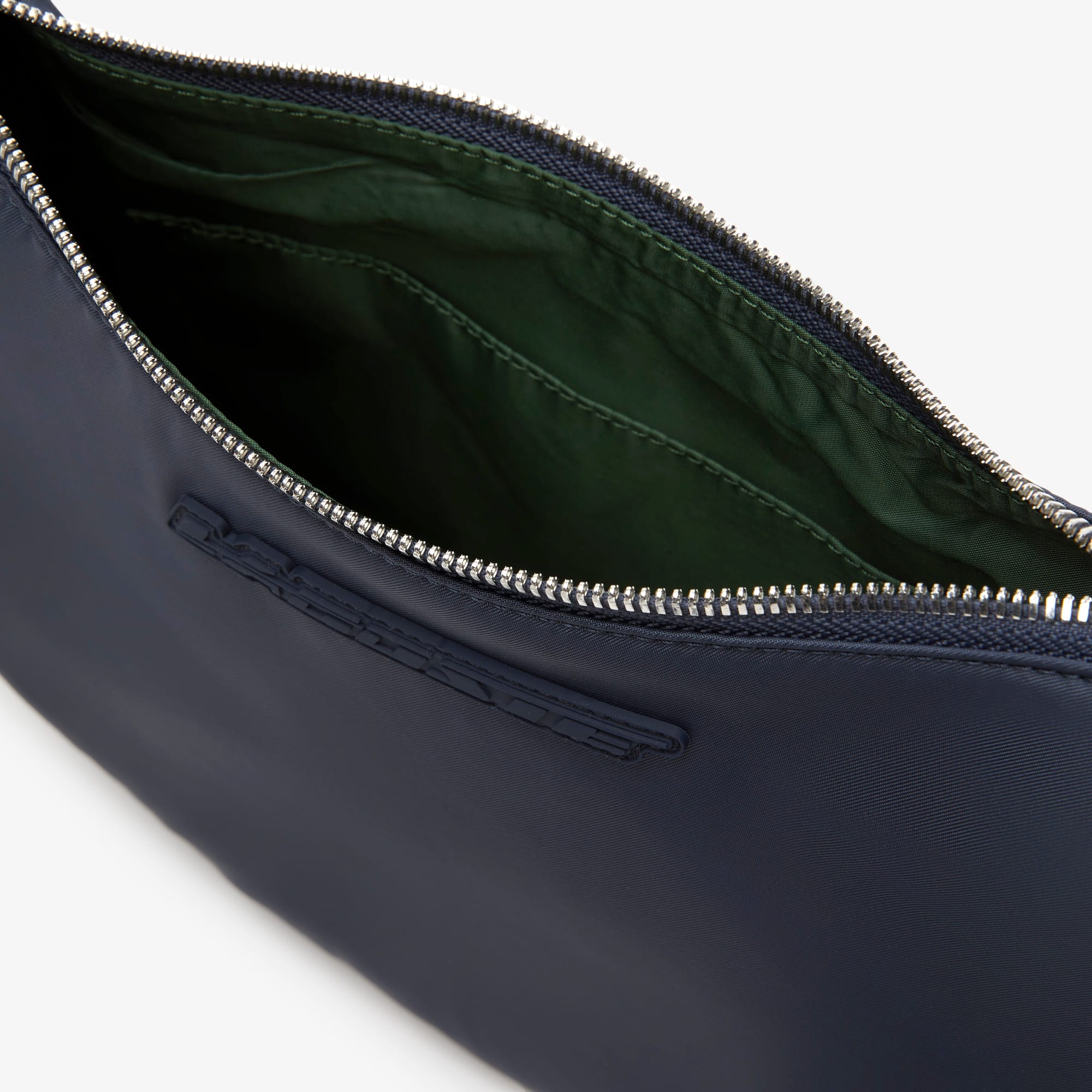 Sac demi-lune femme Lacoste avec marquage contrasté Sacs à bandoulière - Bleu - Lacoste - Femme