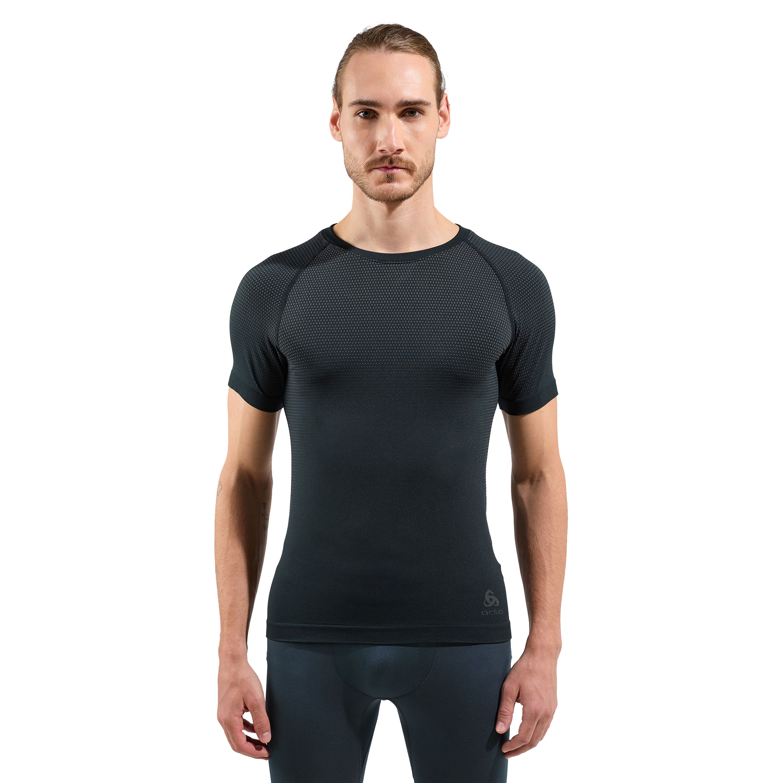Odlo Performance Light Crew Neck Maillot De Course Hommes - Noir