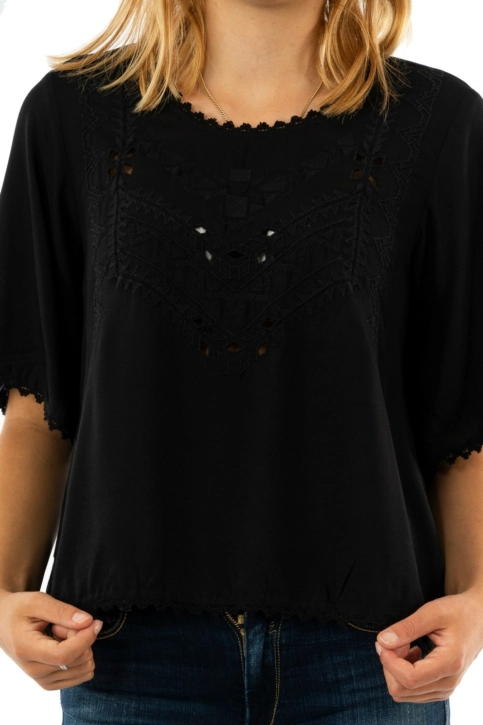 tee shirt Veromoda tia noir