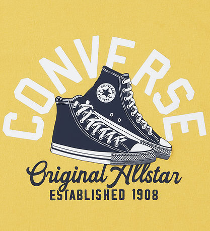 Converse Shorts Set - T-Shirt/Shorts - Gelb/Converse Navy