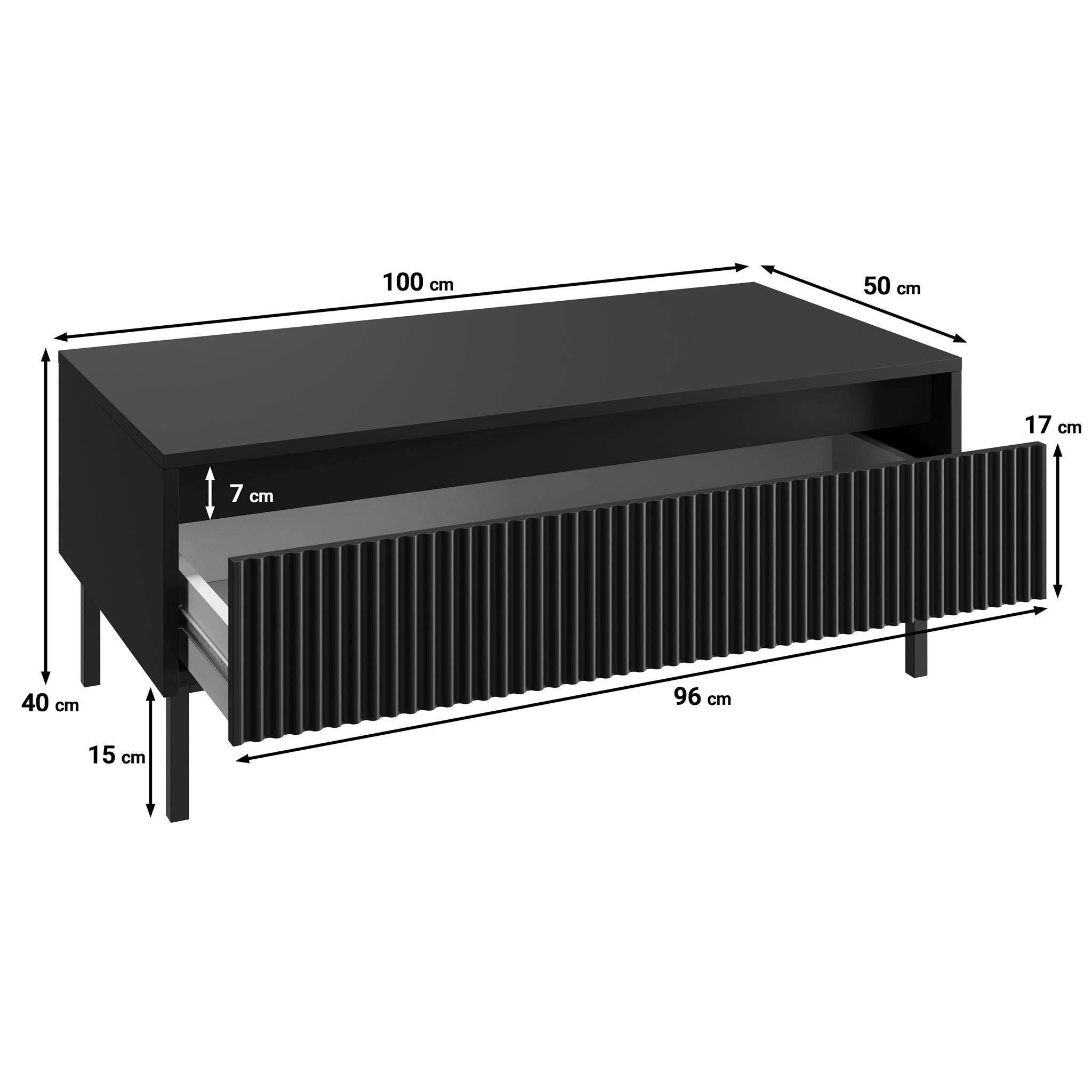 Orvana - Salontafel met lade - Beige