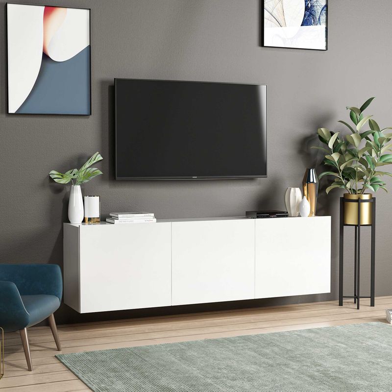 Arabic House - Tocoa - Tv-Meubel - Wit - Melamine