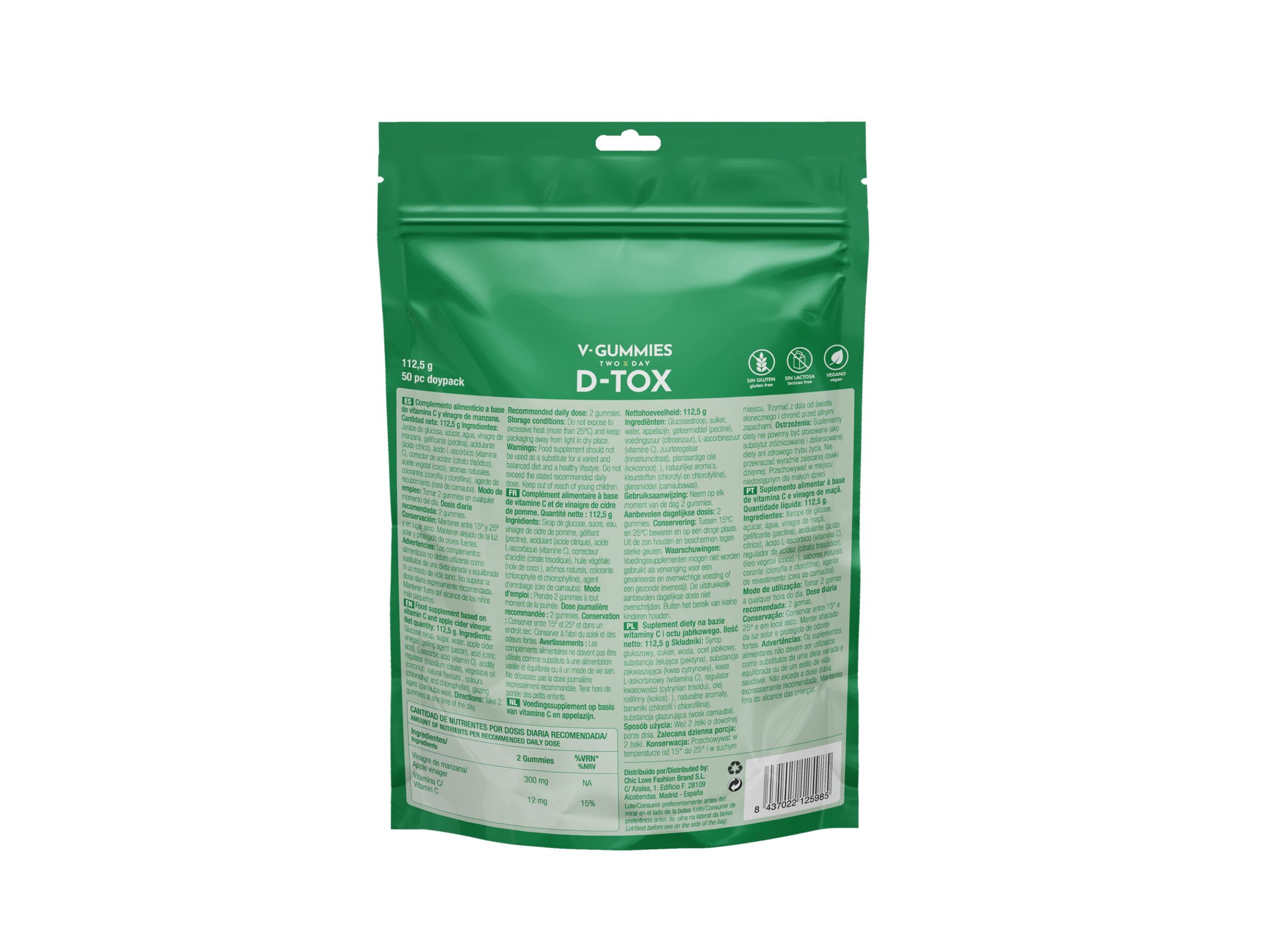 GOMAS DETOX V-GUMMIES