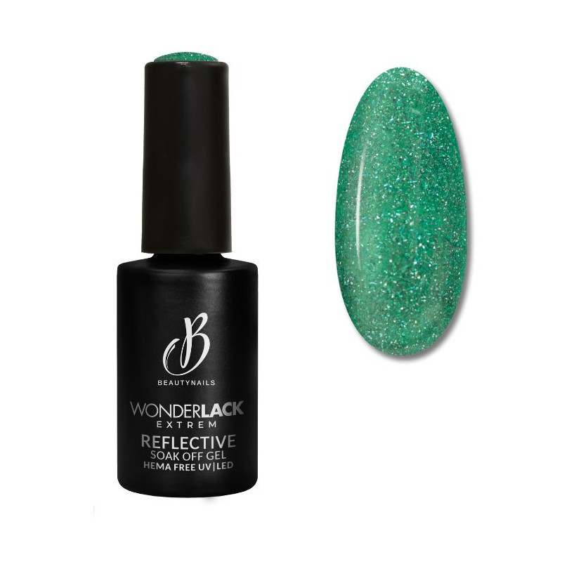 Semi permanent Wonderlack Hema Free Emerald Reflective Celebration Beautynails 8ML