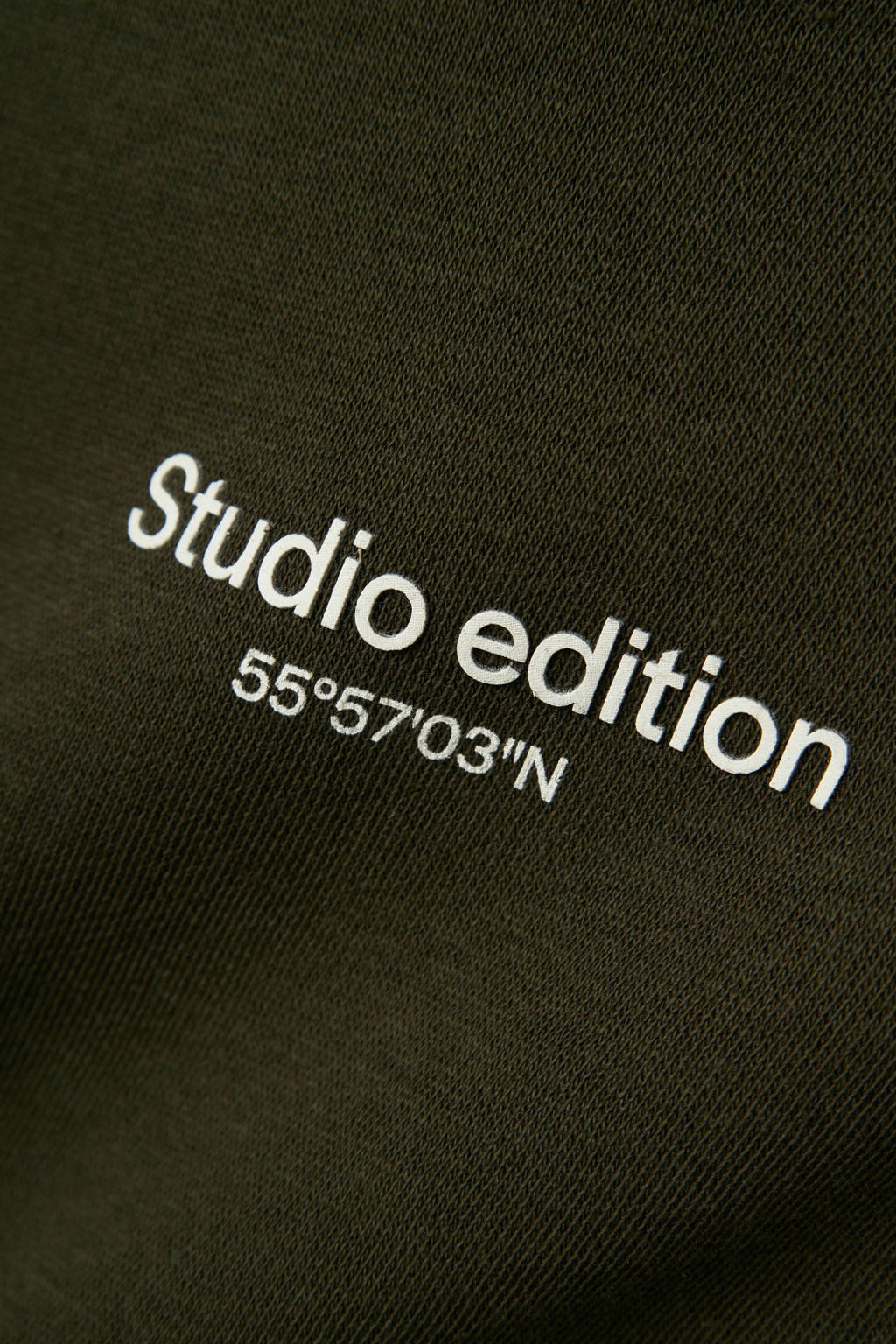 NAME IT hoodie met tekst groen