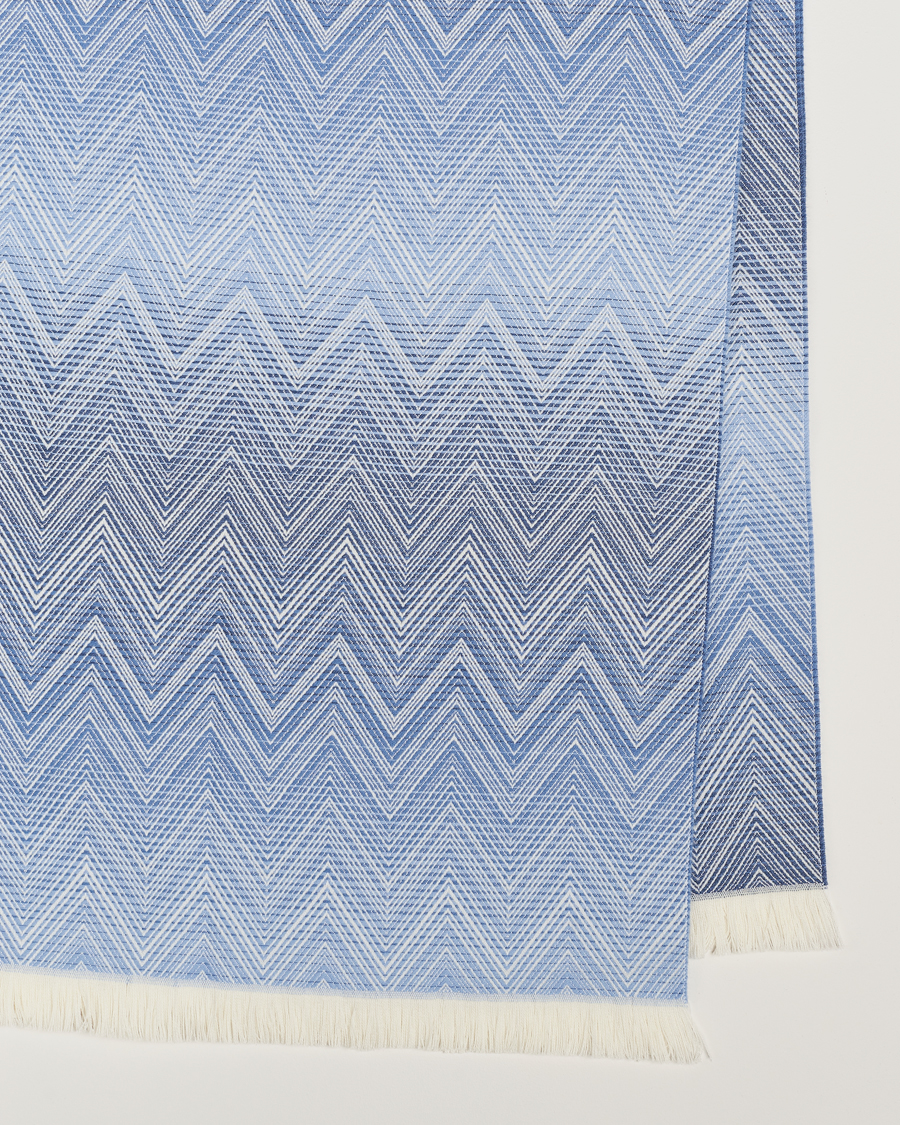 Missoni Home Timmy Wool Throw 130x190cm Blue