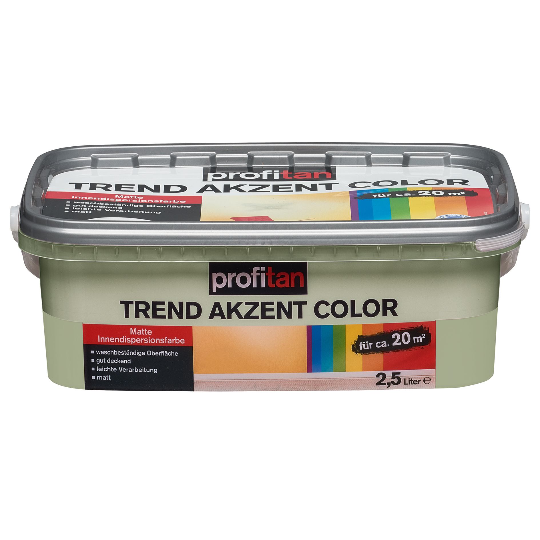 profitan Wandfarbe Trend Akzent Color - pistazie - 2,5 Liter