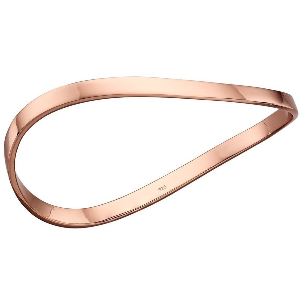 Bracelet plaqué or rose en argent 925