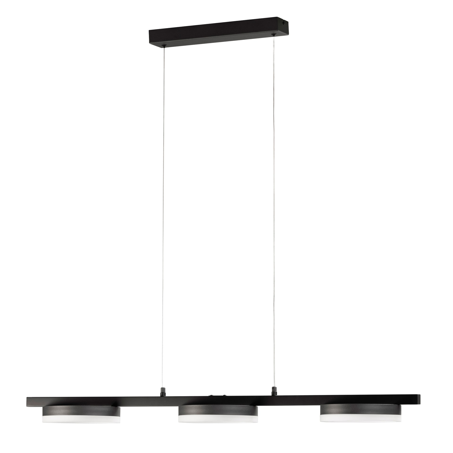 FISCHER & HONSEL LED Balkenpendel KIKU 105 cm sandschwarz