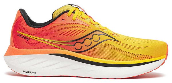 Chaussures Running Saucony Ride 18 Orange/Jaune Homme
