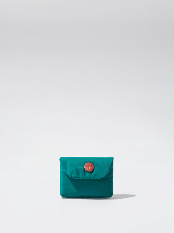 Porta-moedas de nylon - Verde