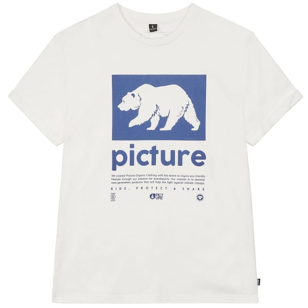 T-shirt randonnée PICTURE UNIMAK TEE WHITE
