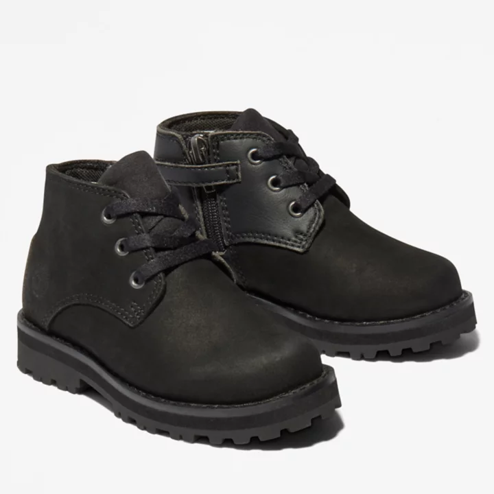 Bota Chukka Infantil Courma Kid na cor preta