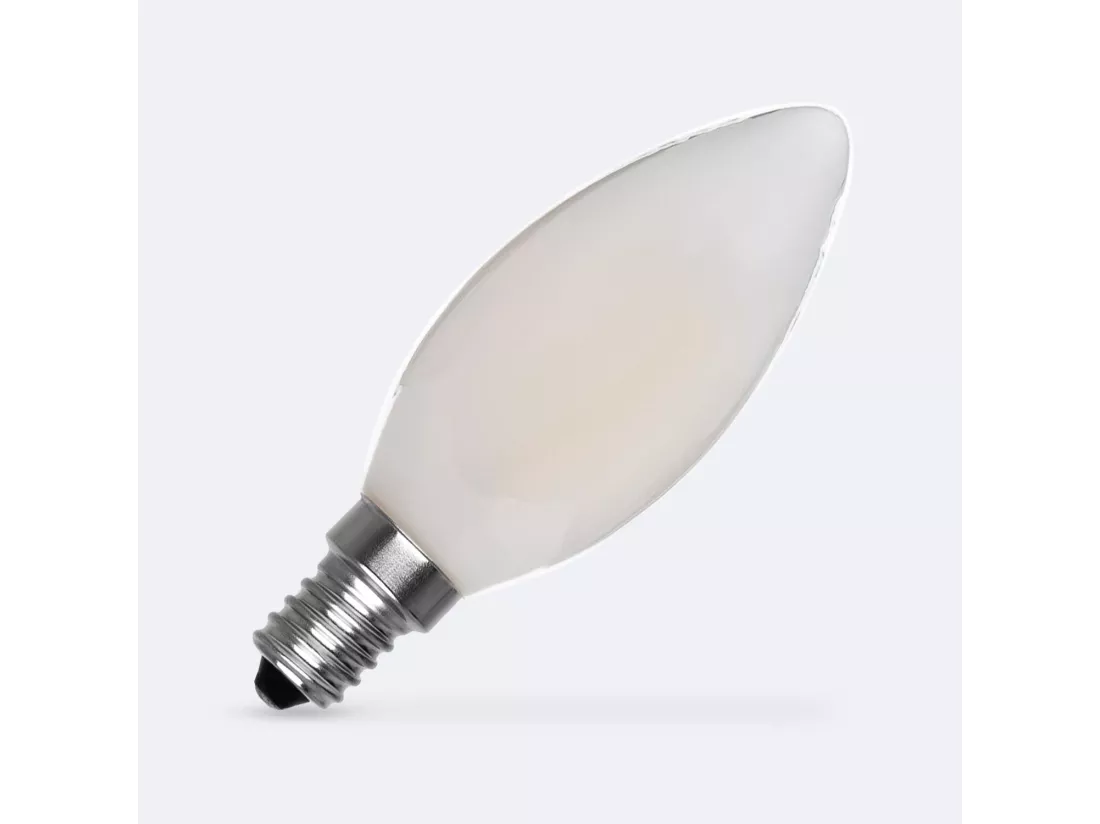 Ampoule LED E14 4W 400 lm C35 Vela Glass No Flicker 3000K Blanc chaud