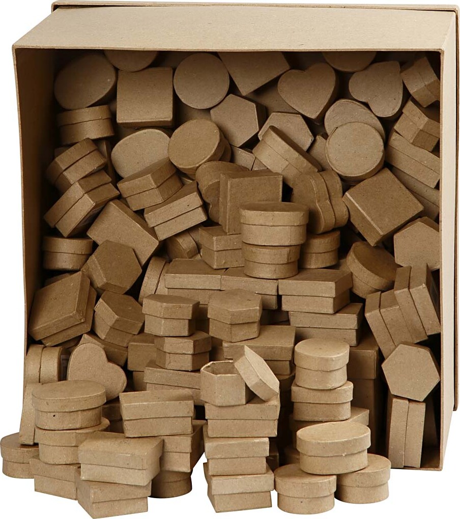 Miniæsker - H 3 CM - Ø 4-6 CM - 144 Stk