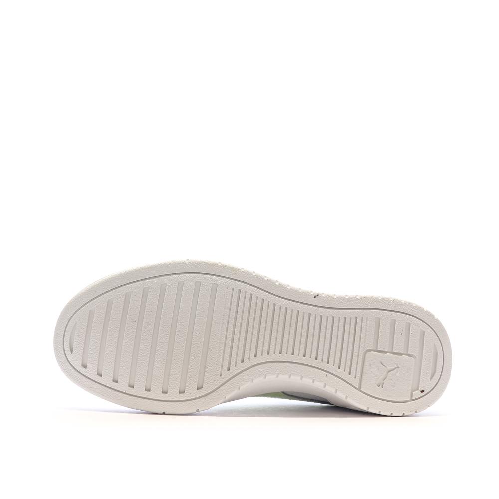 Puma Baskets Blanche/Gris/Vert Femme Puma 394749-02