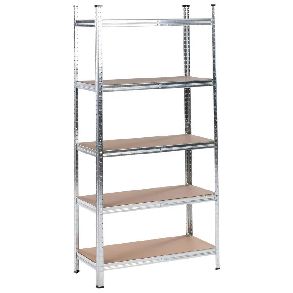 XITTA - Stellingkast 5 planken - Zilver - 150 cm - Staal