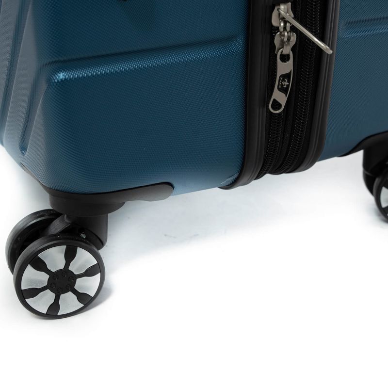 Lot de 3 valises rigides 2123 56, 67 et 77 cm Bleu