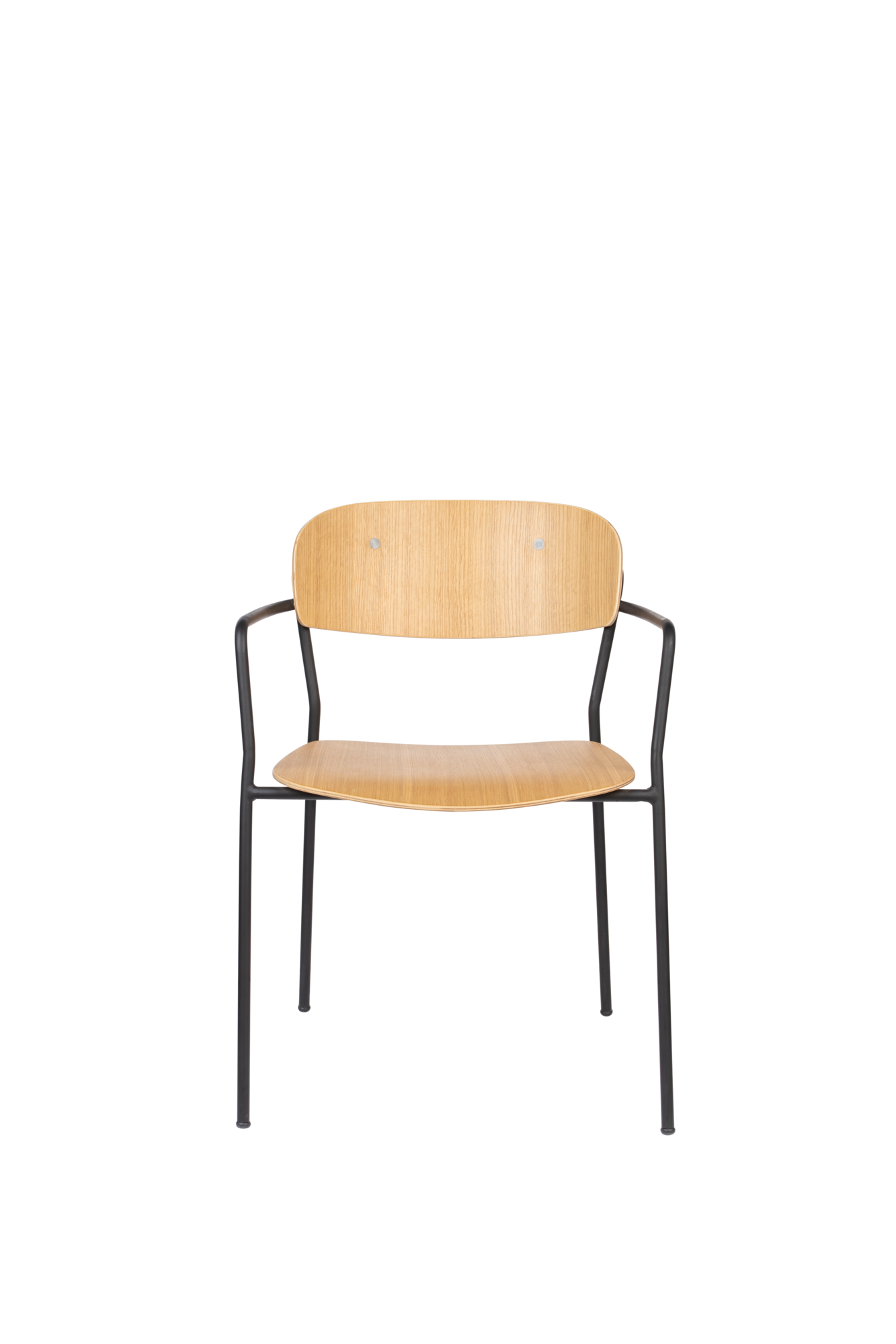 Rein Living armstoel Jolien zwart/naturel