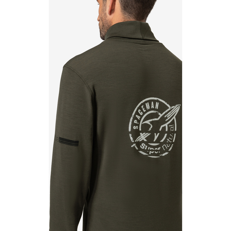 Super.Natural Herren Space260 Turtle Neck Longsleeve