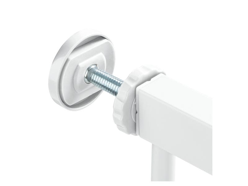 Hauck Türschutzgitter Open N Stop 2 Set  21 cm Weiss Praktisches, manuell schliessendes Tür- und Treppenschutzgitter-Set