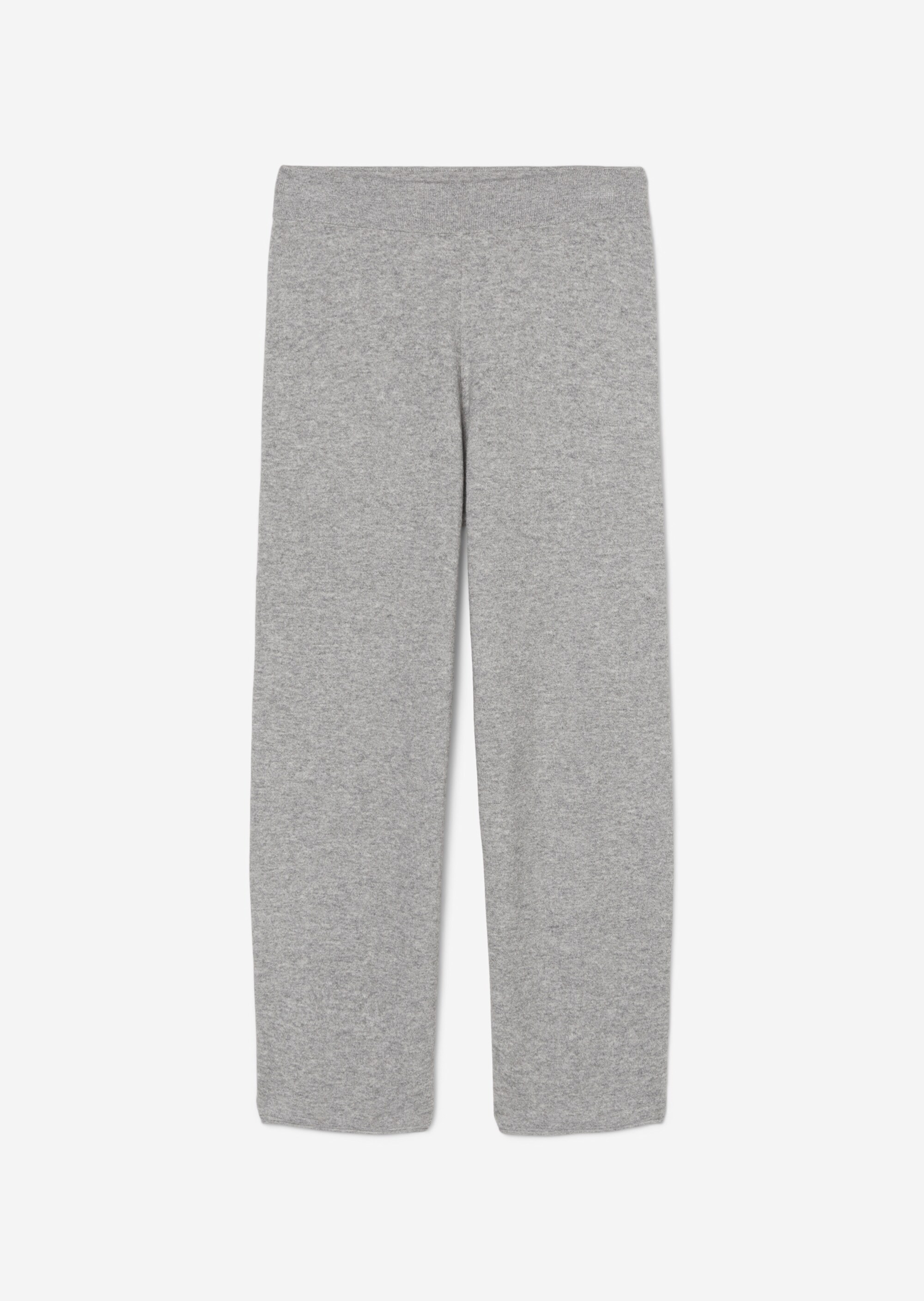 Softe Strickhose cropped aus Cotton Wool Stretch