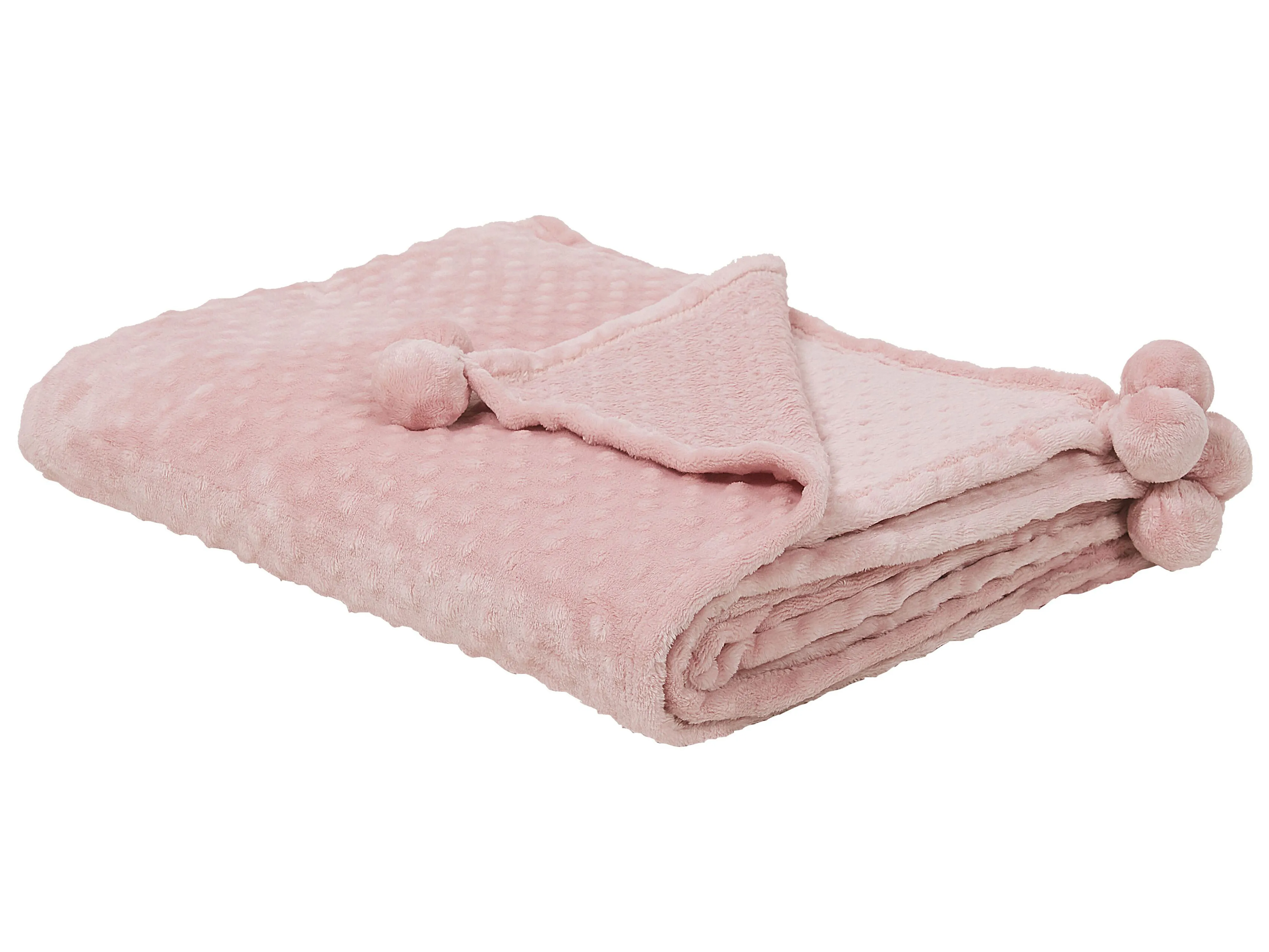 Plaid SAMUR 200 x 220 cm Roze