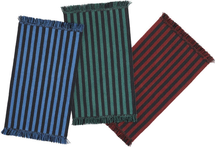 Hay Stripes and Stripes Wool-L95 x W52- Green