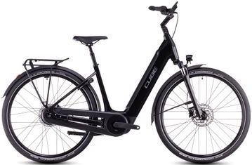 Cube - Supreme Hybrid Comfort Pro 625 - Elektrische Stadsfiets - Zwart - 625 Wh - Easy Entry