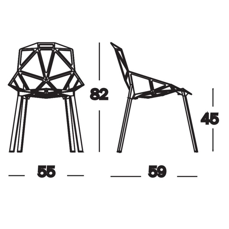 Magis Chair One stoel zwart