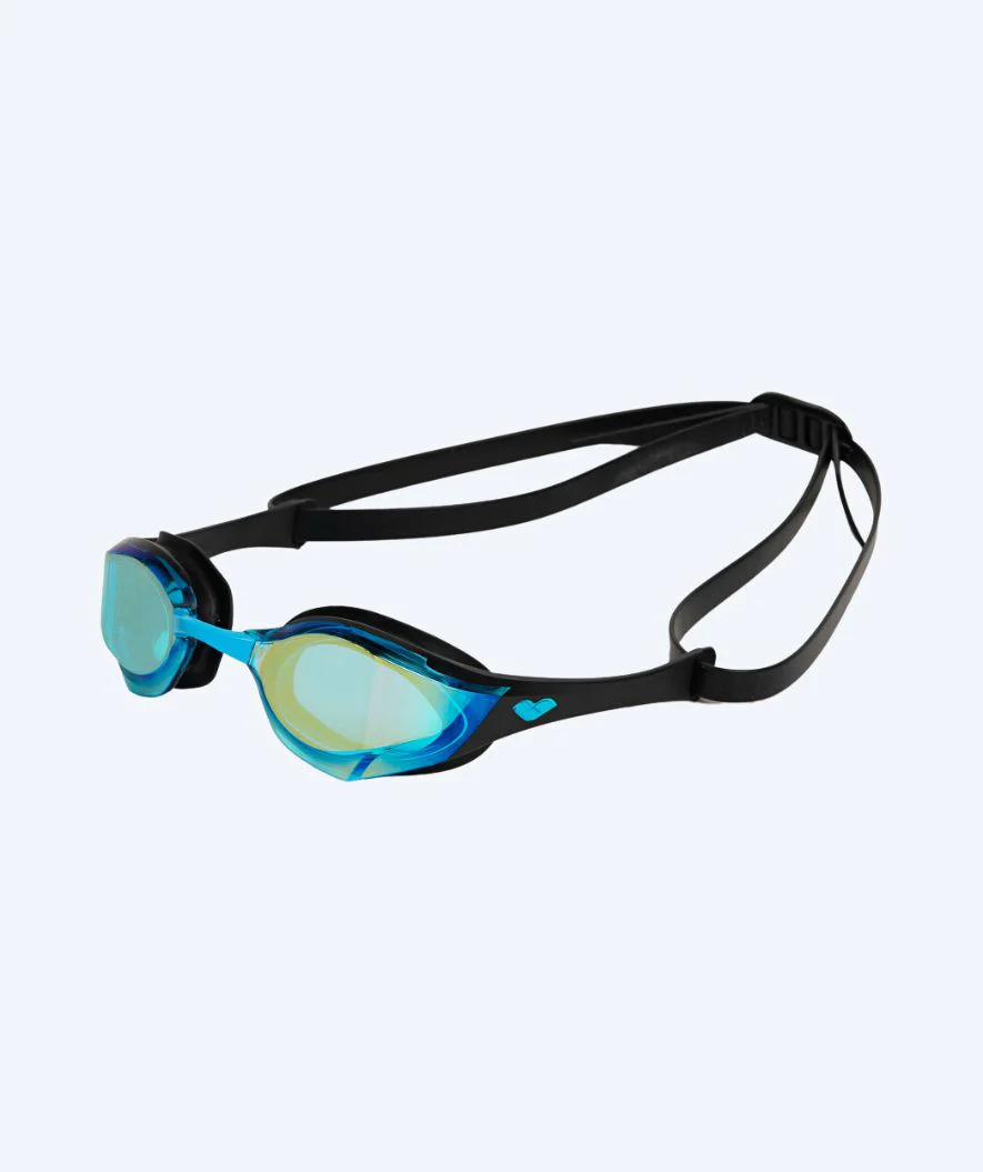 Arena Elite svømmebriller - Cobra Edge SWIPE Mirror - Sort/blå