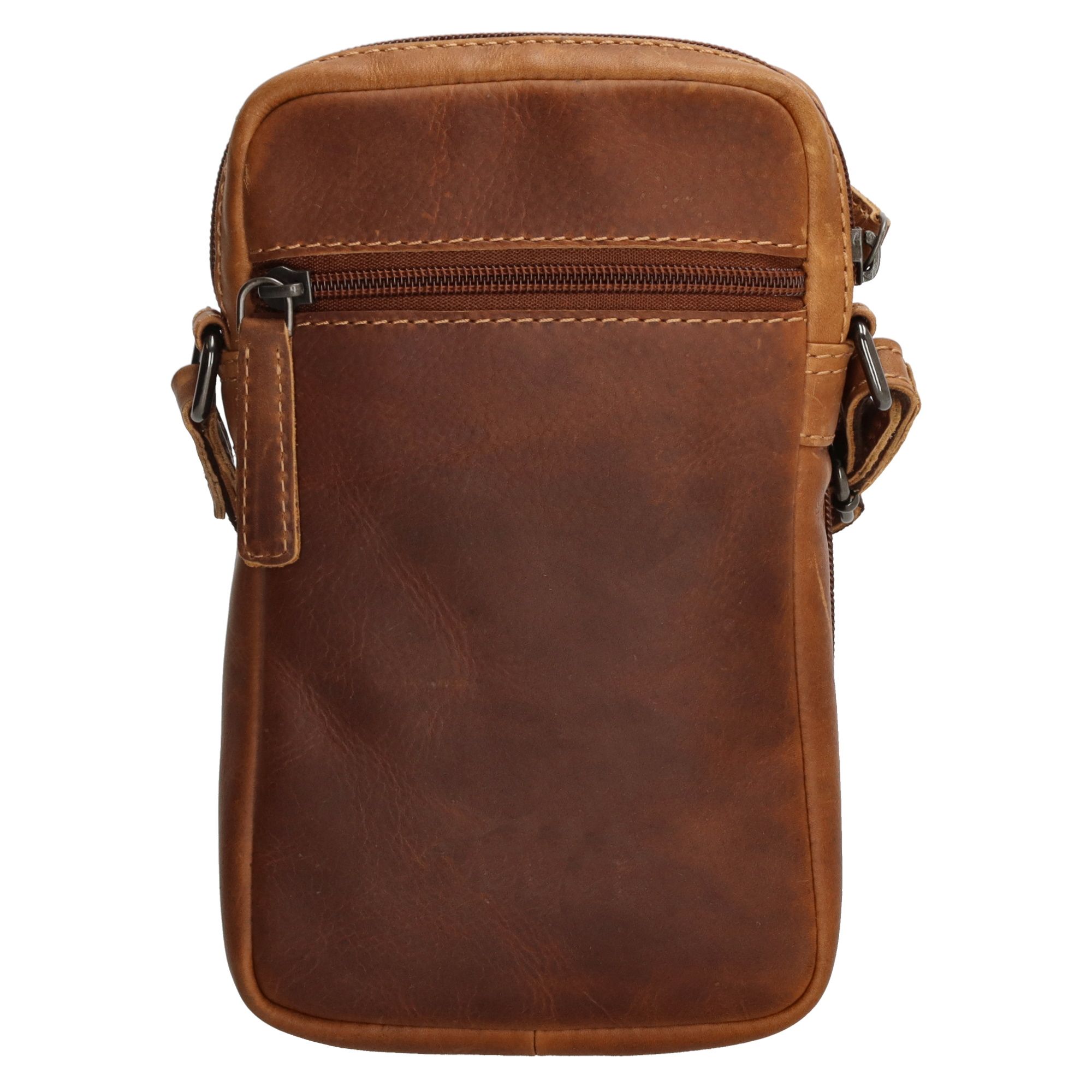 Hide & Stitches Japura Telefoontasje Cognac