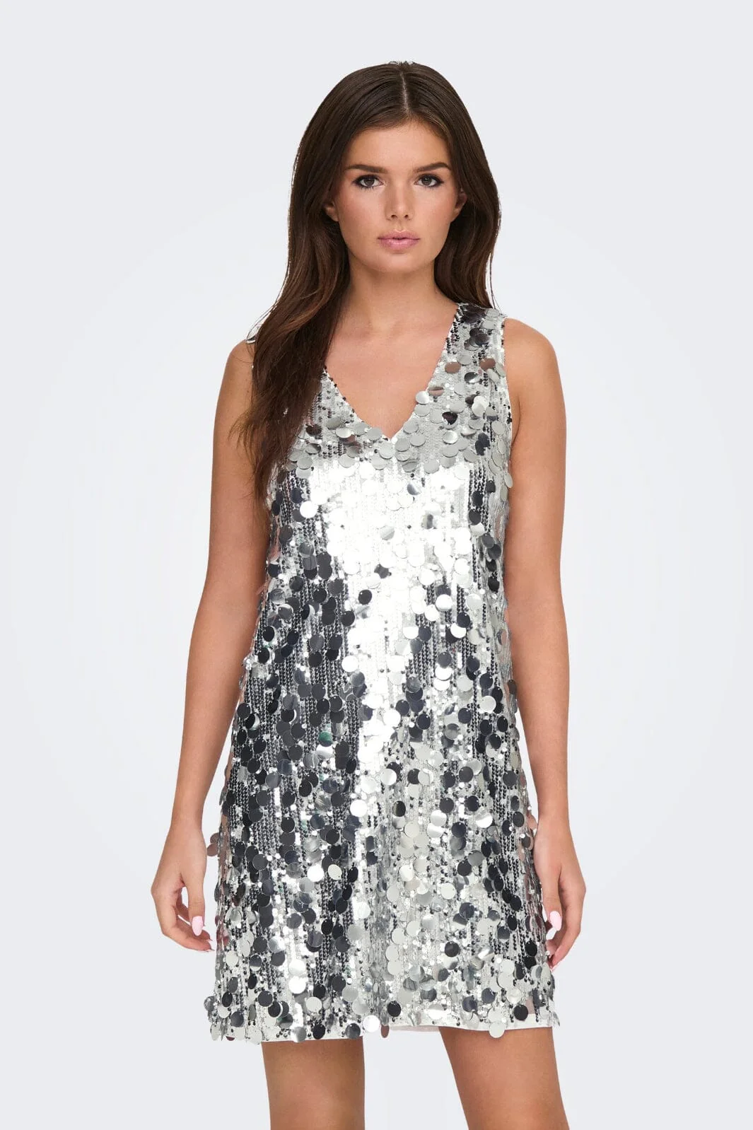 JDY Jdyclaire S/L Sequins V-Neck Dress 15350703
